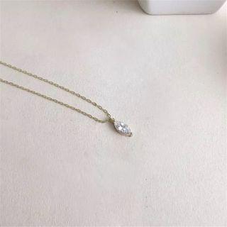 Faux Pearl Necklace / Cz Necklace