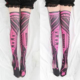 Print Thigh Stockings (various Designs)