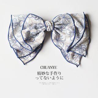 Print Bow Hair Clip / Scrunchie