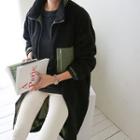 Color-block Boucl -knit Jacket