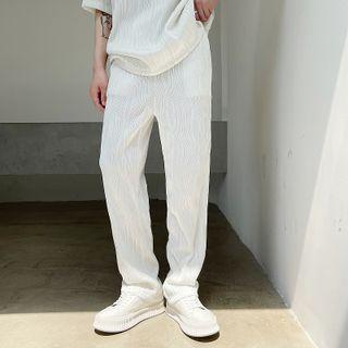 Ruched Straight Leg Pants