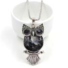 Jeweled Owl Necklace