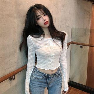 Bow Lace Crop Top