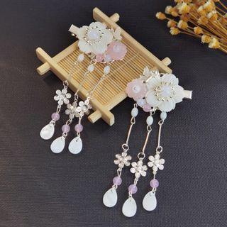 Retro Flower Shell Hair Clip