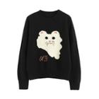 Cat Embtrdoired Sweater
