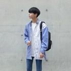 Pocket-front Multi-stripe Shirt