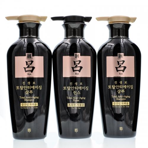 Ryoe - Total Anti-aging Hair Set: Shampoo 400ml X 2 Pcs + Conditioner 400ml 3 Pcs