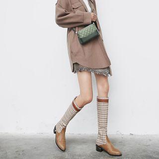 Low Heel Knee-high Boots
