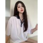 Half-sleeve Loose-fit Polo Shirt