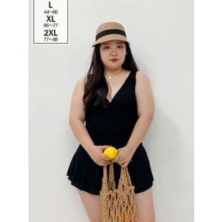 Twist-front Swimdress