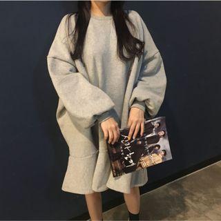 Long-sleeve Mermaid Pullover Dress As Shown In Figure - One Size