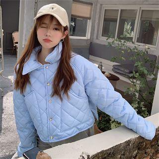 Collared Quilted Jacket / Sweatpants