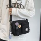 Set: Buckled Crossbody Bag + Charm