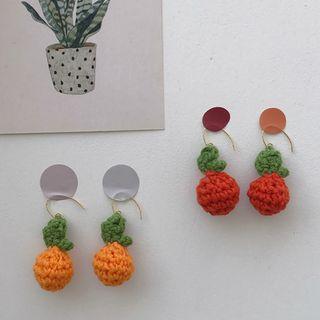 Yarn Fruit Dangle Earring