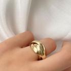 Layered Alloy Ring Gold - One Size