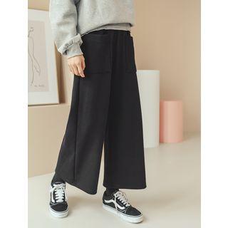 Plus Size Pocket Wide-leg Sweatpants