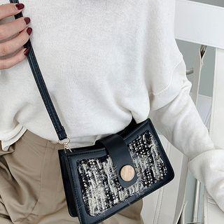 Fringed Panel Crossbody Bag