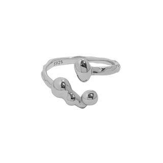 Sterling Silver Open Ring Silver - No. 14