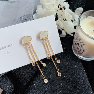 Cloud Drop Earring Cloud Cutout Earrings - One Size