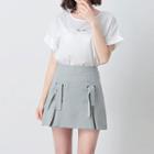 Plain A-line Mini Skirt