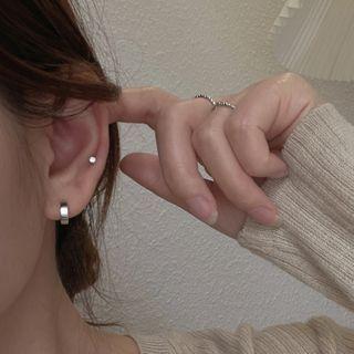 Arc Sterling Silver Ear Stud