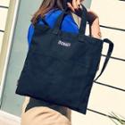 Lettering Canvas Bag