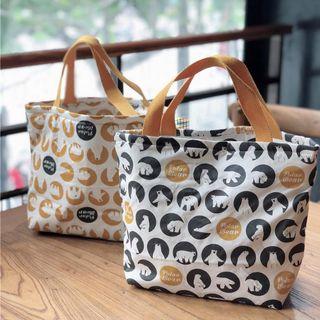 Polar Bear Print Lunch Bag