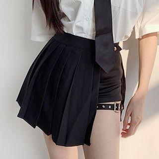 Mock Two-piece Skort