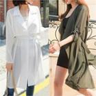 Long Chiffon Coat (2 Designs)