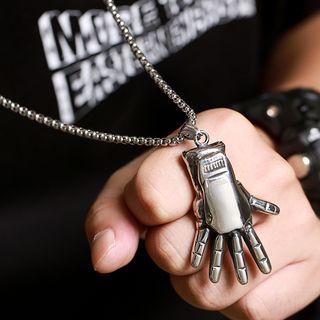 Alloy Palm Pendant Necklace Alloy Palm - One Size