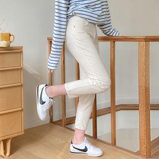 Plus Size Cropped Straight-leg Pants