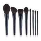 Set Of 8: Makeup Brush Black - One Size