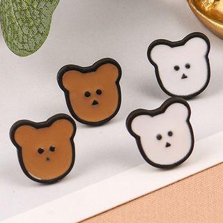 Bear Ear Stud / Clip-on Earring