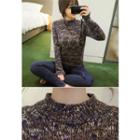 Mock-neck Slim-fit Sweater