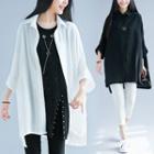 3/4-sleeve Chiffon Dip-back Shirt