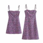 Spaghetti Strap Flower Print A-line Dress (various Designs)