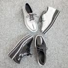 Lace-up Wedge Shoes