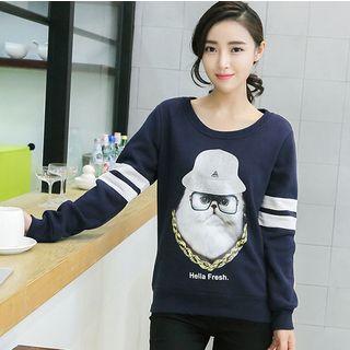 Sports Print Sweatshirt