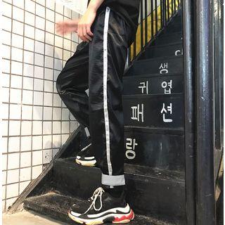Gathered-cuff Pants