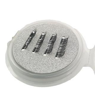 False Eyelashes 002 - With Plastic Case - Black - One Size