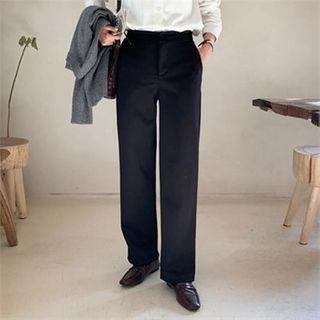 Flat-front Fleece-lined Dress