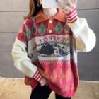 Argyle Collared Sweater