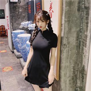 Set: Hanfu Short-sleeve Top + Shorts