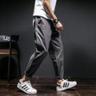 Letter Embroidered Cargo Pants