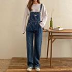 Denim Overall Pants Blue - One Size