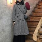 Tweed Single Breasted Long Coat