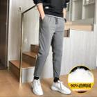 Down-filling Sweatpants