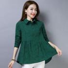 Lace Peplum Shirt