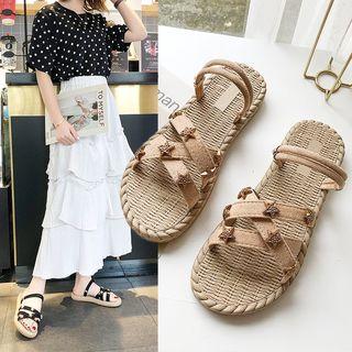 Star Studded Flat Sandals