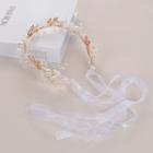 Branches Faux Pearl Alloy Wedding Headband Gold - One Size